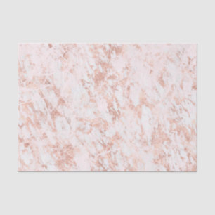 Rose Gold Marbled Elegant Modern Wedding Tissue Paper