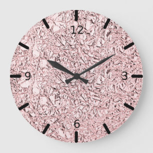 Rose Gold Metalic Large Clock