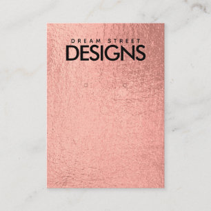 Rose Gold Metallic Earring Display Card