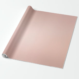 Rose Gold Metallic Look Extra Large Glossy Gift Wrapping Paper