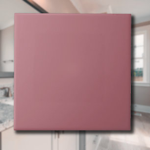 Rose Gold Metallic Solid Colour Classic Elegant Tile