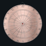 Rose-gold Metallic Texture Dartboard<br><div class="desc">A trendy modern rose-gold metallic texture.</div>