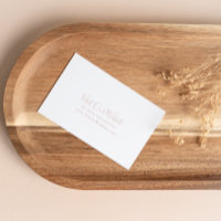 Rose Gold Minimalist Wedding Website