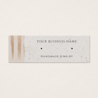 Rose Gold Modern Stud Earring Display Cards
