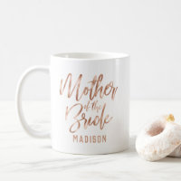 Rose Gold Modern Wedding Mother of the Bride
