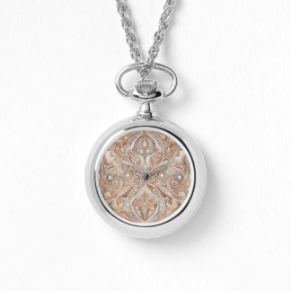 Rose Gold Mozaik  with Pearl Design Art,  Watch