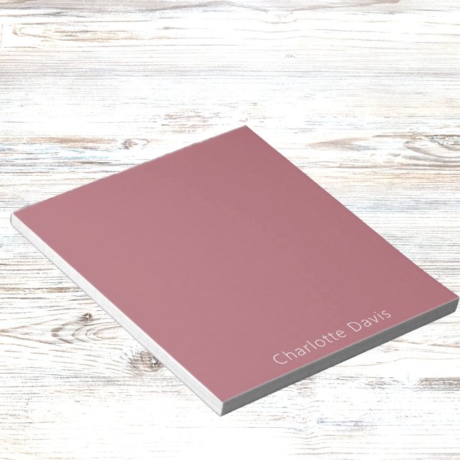 Rose gold name notepad (Creator Uploaded)