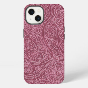Rose Gold Openwork Spiral Pattern  iPhone 13 Case