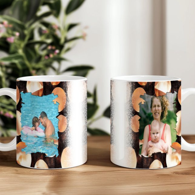 Rose Gold Photo Frame Mug Wrap (Creator Uploaded)