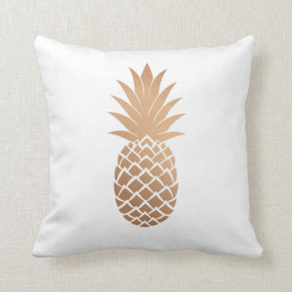 Rose Gold Pineapple Pillow