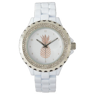 rose gold pineapple watch