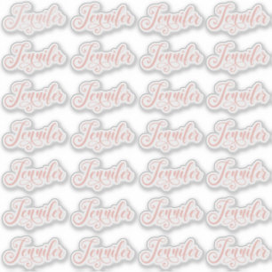 Rose Gold Pink Decorative Jennifer 28 Individual