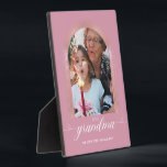 Rose Gold Pink Elegant GRANDMA Gifts Custom Plaque<br><div class="desc">Rose Gold Pink Elegant GRANDMA Gifts Custom</div>
