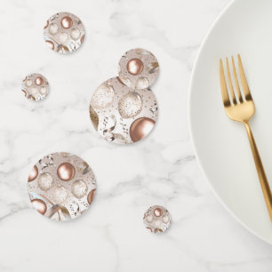 Rose Gold Pink Glitter Balloons Birthday Party Confetti