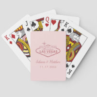 Rose Gold Pink Las Vegas Wedding
