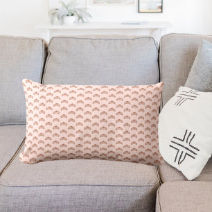 Rose gold pink tiara crown pattern girly cushion