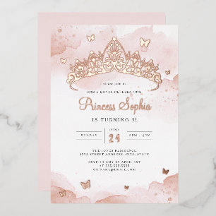 Rose Gold Princess Girls Birthday Party