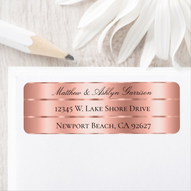 Rose Gold Ribbon Bow Bridal Shower (Insitu)