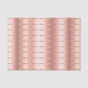 Rose Gold Ribbon Bow Bridal Shower Tissue Paper