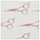 Rose Gold Scissors Hair Stylist  Salon