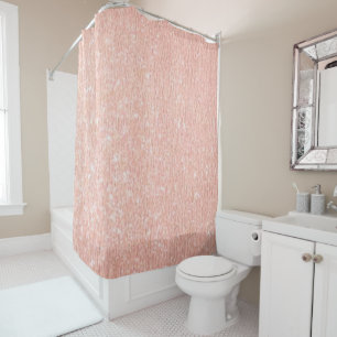 Rose Gold Shower Curtain