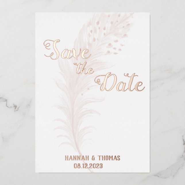 Rose Gold simple and elegant  (Front)