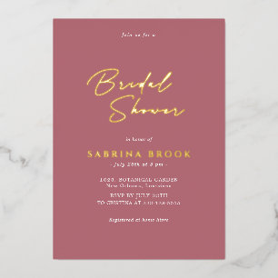 Rose Gold    Simple Minimalist Bridal Shower 