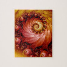Rose Gold Spiral Flower