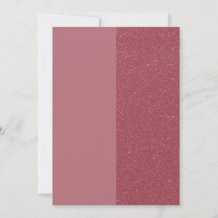 Rose Gold Split Matte Custom Invitation