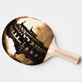 Rose Gold Steampunk Ping Pong Paddle