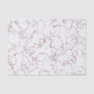 Rose Gold Stone White Gray Stone Marble Tissue Paper