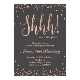 surprise birthday invitations zazzle uk