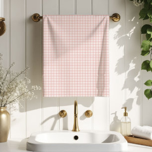 Rose Gold Tartan Towel Perfect Gift for Women