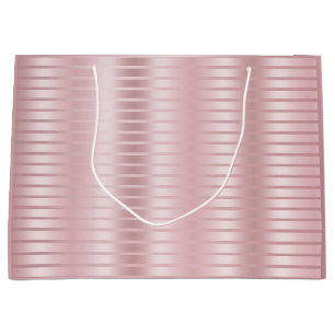 Rose Gold Template Elegant Modern Trendy Glamourou Large Gift Bag