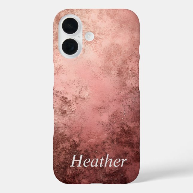 Rose Gold Textured Background  Case-Mate iPhone Case (Back)