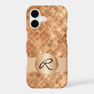 Rose Gold Tiles and Custom Monogram
