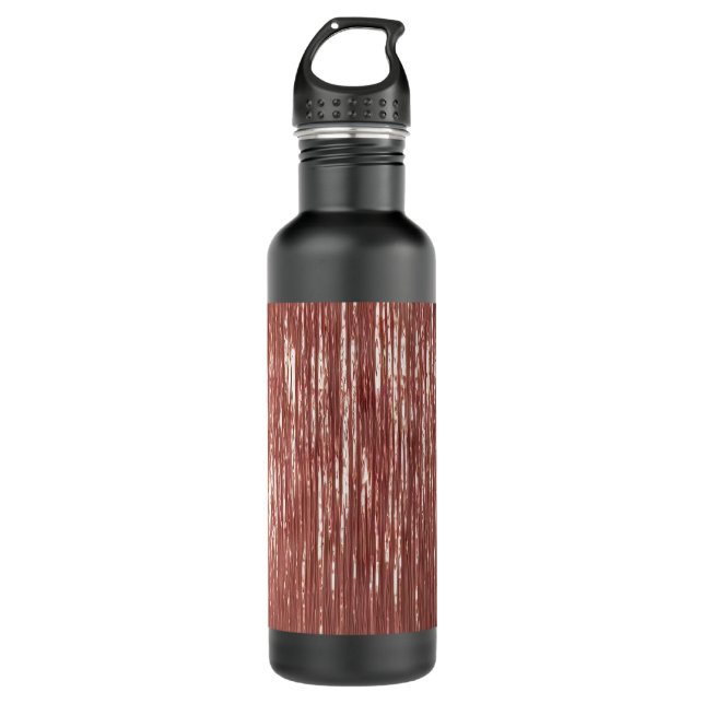 Rose Gold Tinsel Stripes 710 Ml Water Bottle (Front)