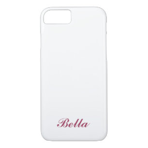 Rose Gold & Transparent Personalised iPhone 7 Case