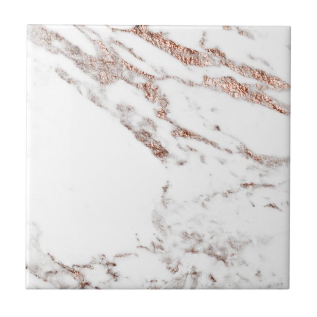 Rose gold vein marble tile (Front)