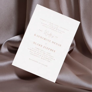 Rose Gold Vertical White Both Parents Wedding