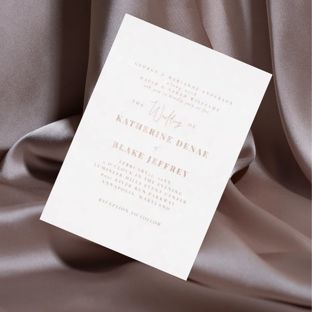 Rose Gold Vertical White Both Parents Wedding (Creator Uploaded)