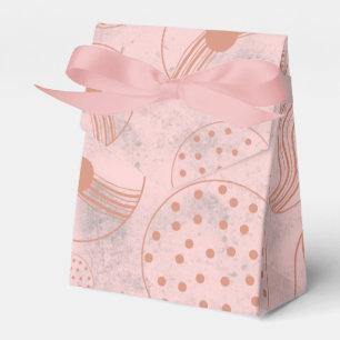 Rose gold vintage christmas balls favour box