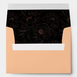 Rose Gold Wedding Envelope