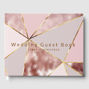 Rose/Gold Wedding Guest Book