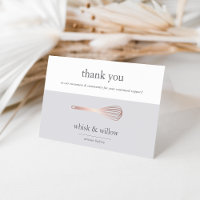 Rose Gold Whisk | Bakery or Caterer Business