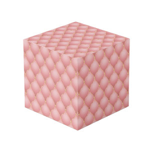 Rose GoldTufted Cube