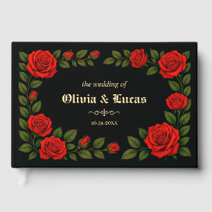 Rose Gothic Wedding Guest Book