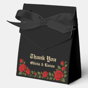 Rose Gothic Wedding Tent Favour Box
