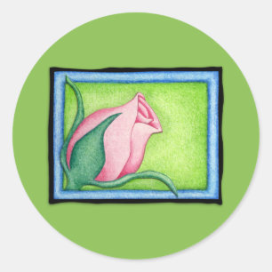 Rose green Sticker