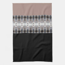 Rose grey blue and black modern accented